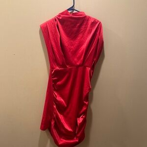 Elegant Red Women's Dress
